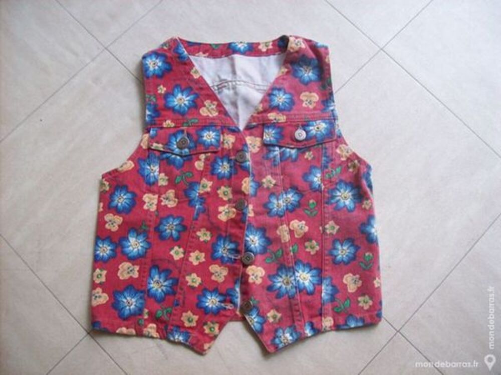 gilet fleuri country - 12 ans - zoe Vêtements enfants