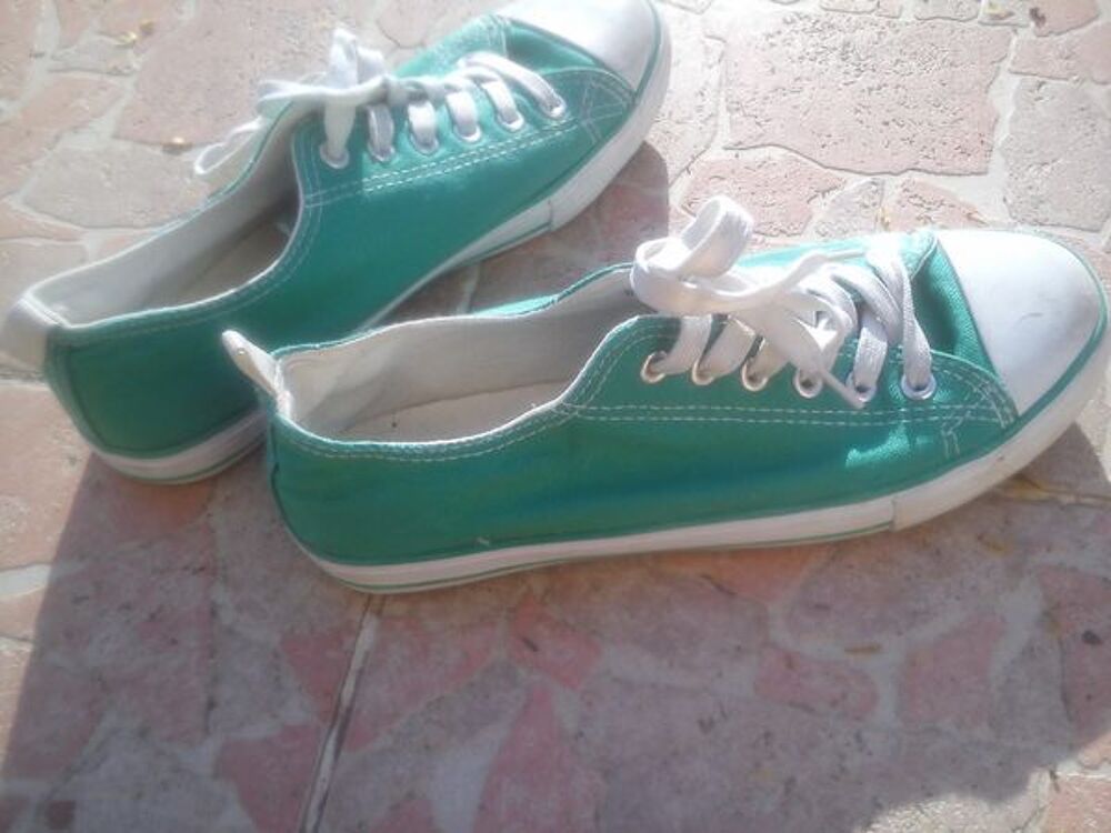 Chaussure tennis mixte verte pointure 38 Chaussures