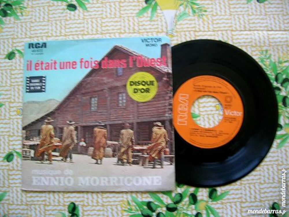 45 TOURS E.MORRICONE Il &eacute;tait une fois dans l'oues CD et vinyles