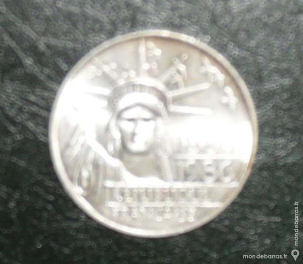 Pi&egrave;ce de 100 Fr Statue de la LIBERTE 1986. 