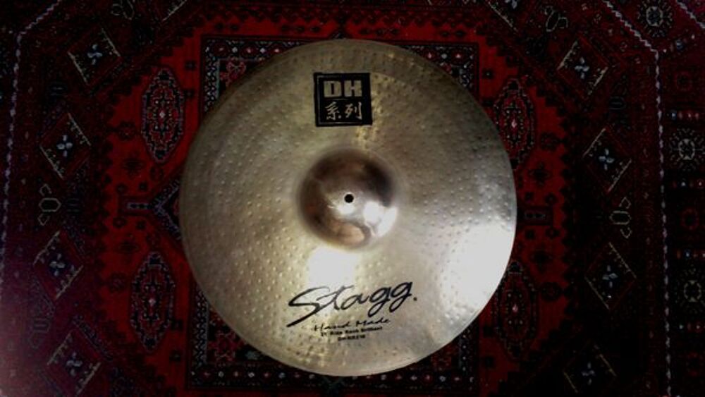 A SAISIR cymbale ride 21" STAGG DH rock brillant Instruments de musique