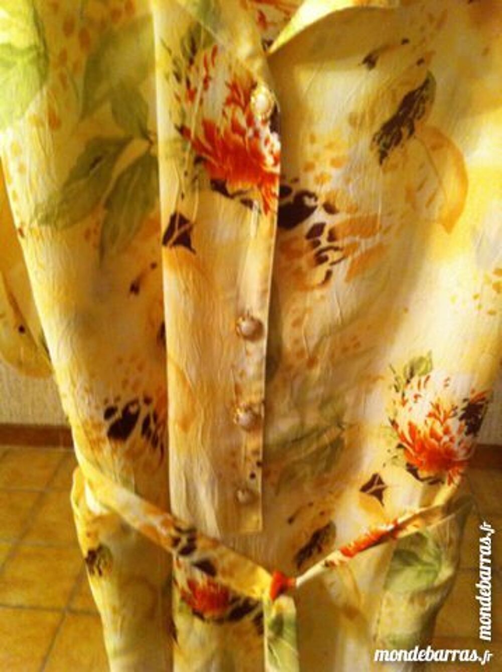 Robe jaune paille taille 48 (geo20) Vêtements