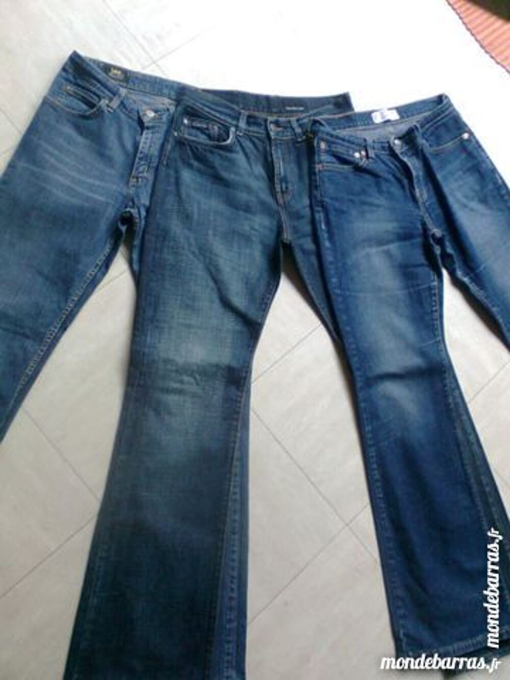 3 jeans UNISEXE - 36 - zoe Vêtements