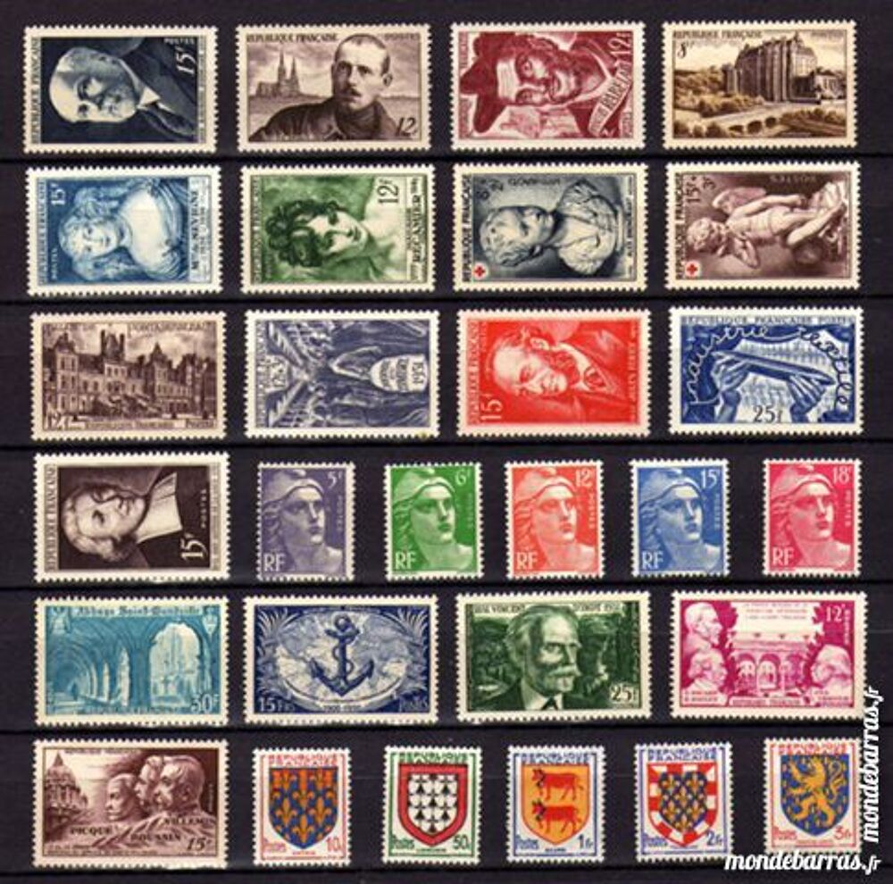 LOT N&deg; 7 - Timbres France NEUFS** 