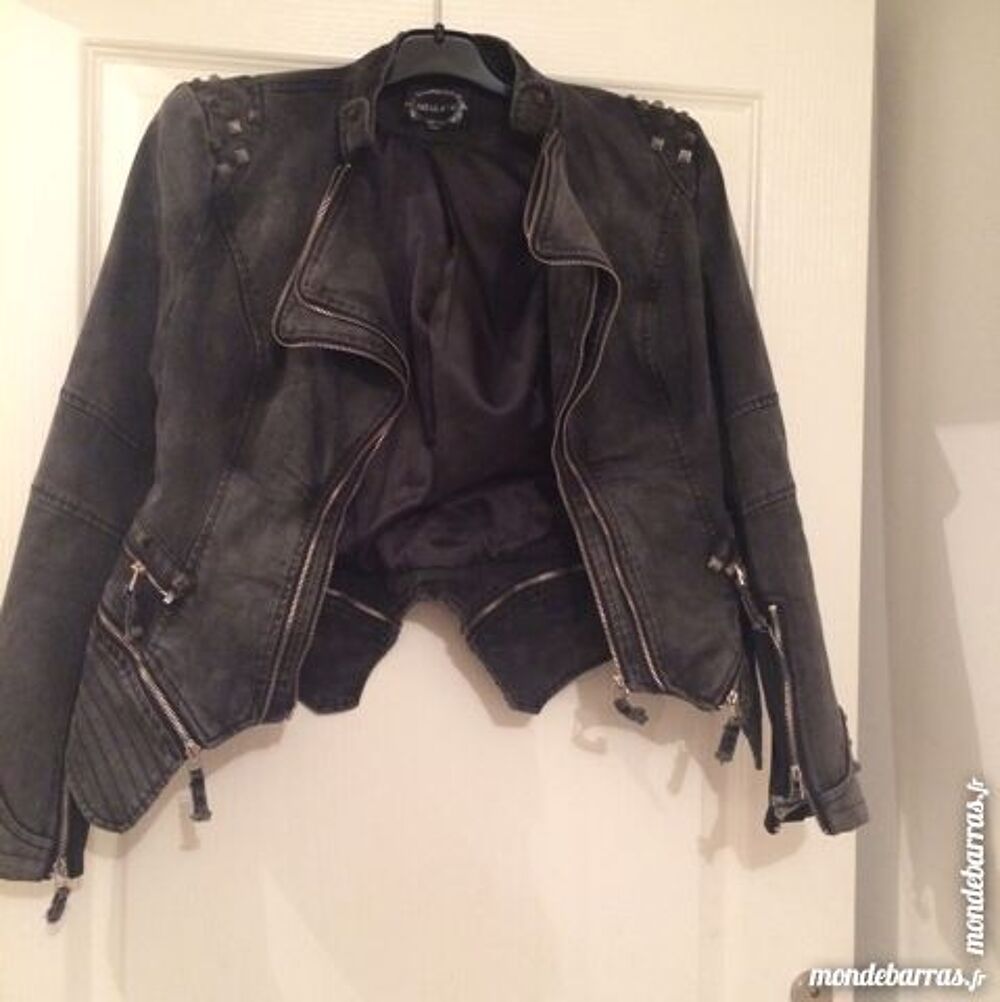 jolie veste jean noir jamais port&eacute; Vêtements