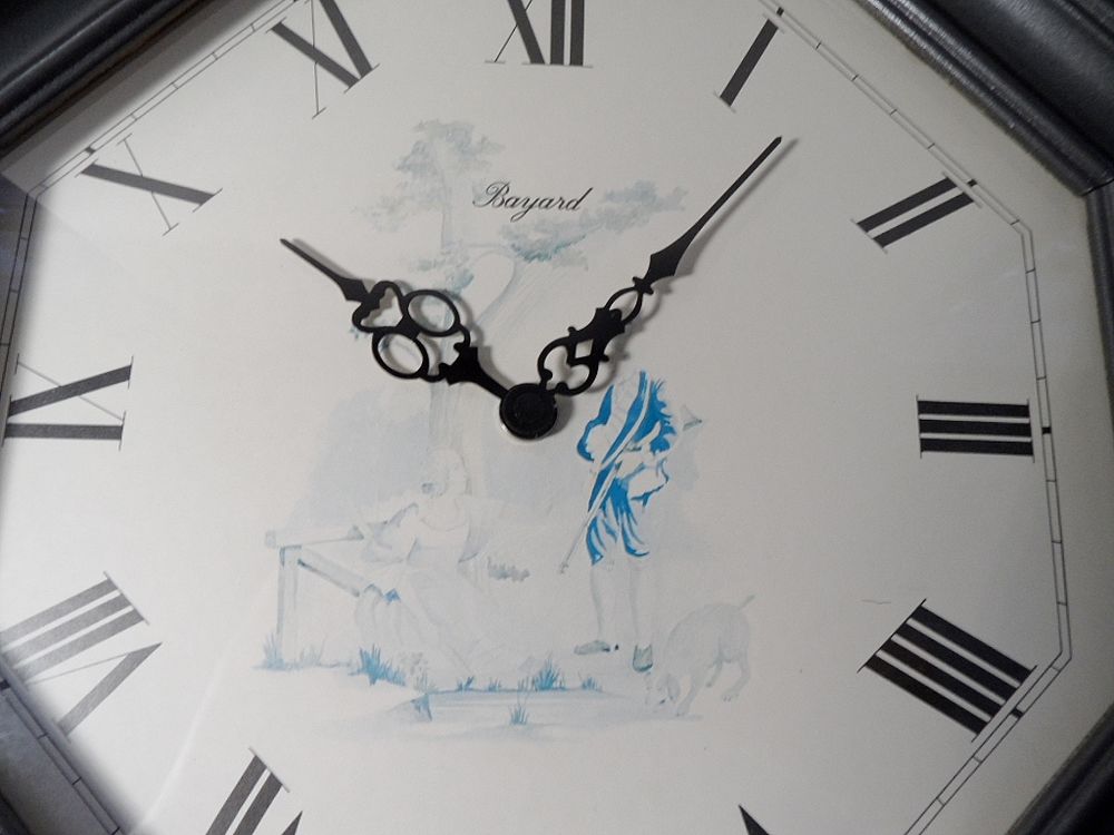 PENDULE HORLOGE MURALE VINTAGE "BAYARD" COLLECTOR tbe Décoration