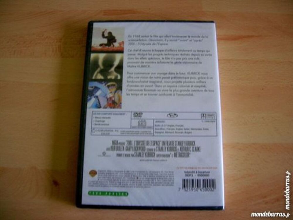 DVD 2001 L'ODYSSEE de L'ESPACE - KUBRICK DVD et blu-ray