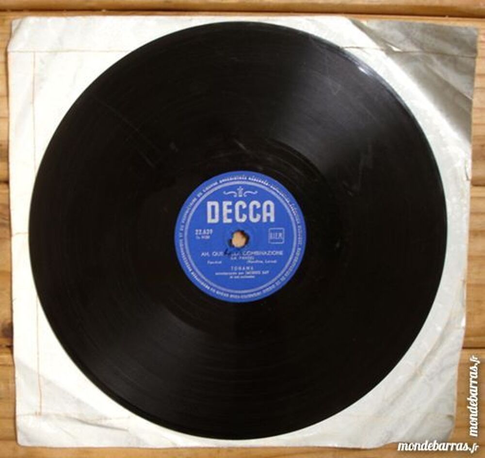 TOHAMA – 78t – AH, QUE BELLA COMBINAZIONE CD et vinyles