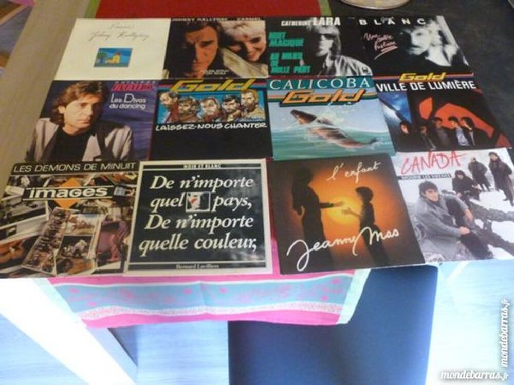 Vinyls 45 tours 1986 x 12 CD et vinyles