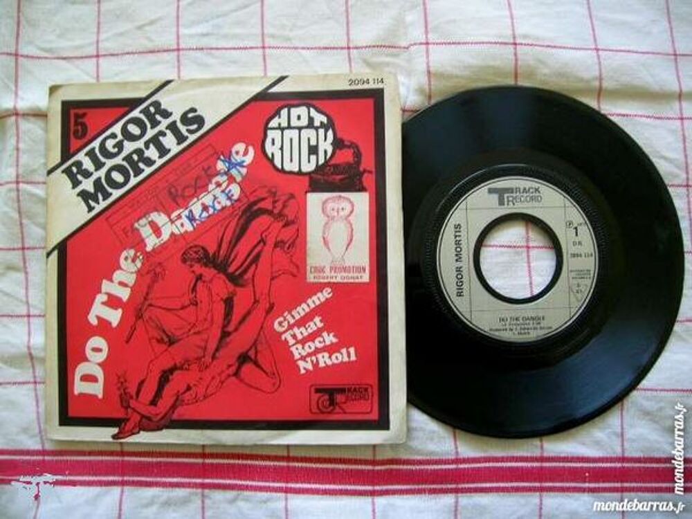 45 TOURS RIGOR MORTIS Do the dangle (J.Entwistle) CD et vinyles