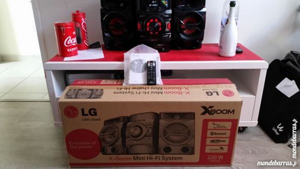 Cha&icirc;ne Hi-fi LG Xboom Bluethooth Audio et hifi