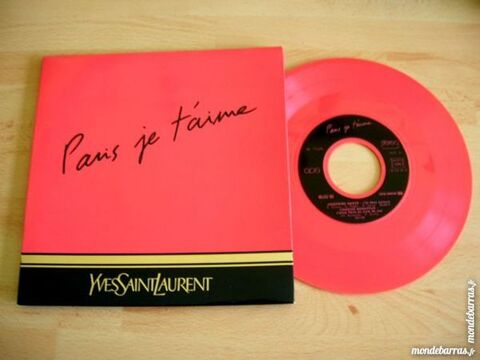 EP PARIS JE T'AIME Yves SAINT LAURENT - Vinyl ROSE 13 Nantes (44)