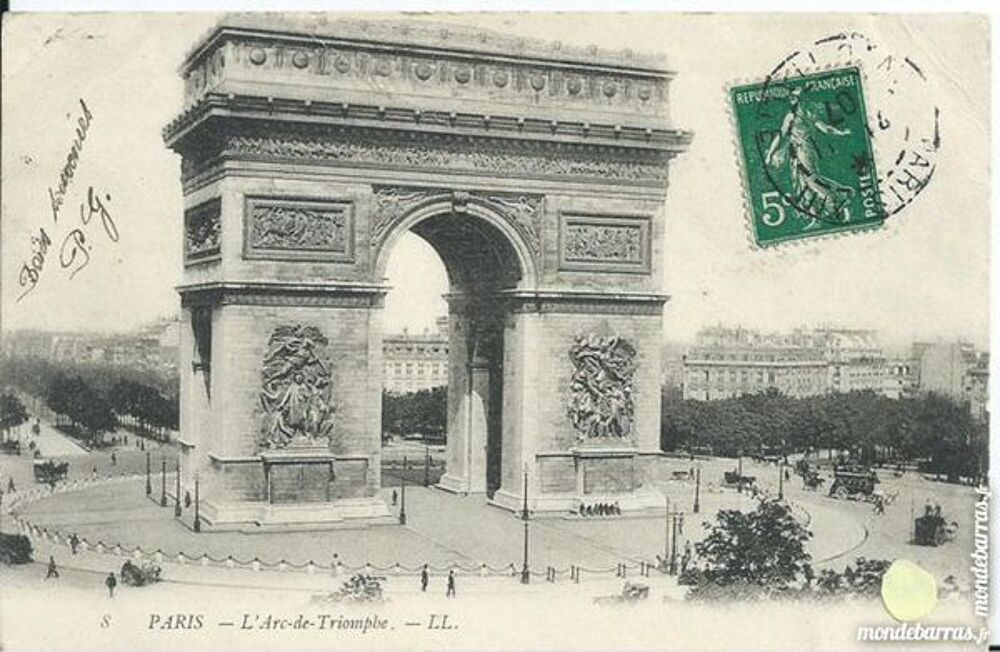 paris larc-de-triomphe LL 1 cpa 