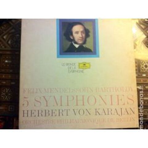 Mendelssohn - 5 symphonies - Coffret vinyles 25 Paris 15 (75)