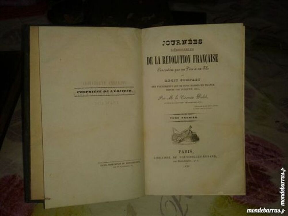 livres anciens Livres et BD