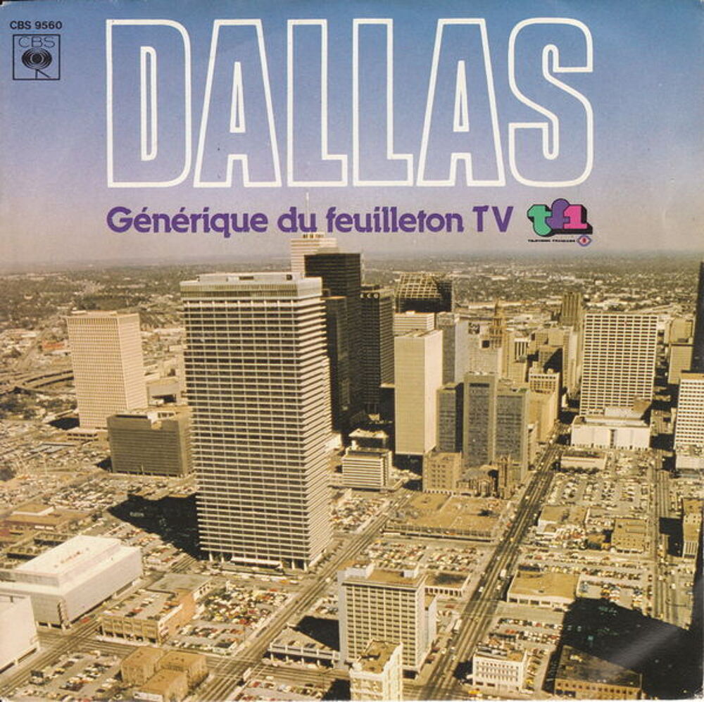Disque 45 tours Dallas, G&eacute;n&eacute;rique du feuilleton TV
CD et vinyles