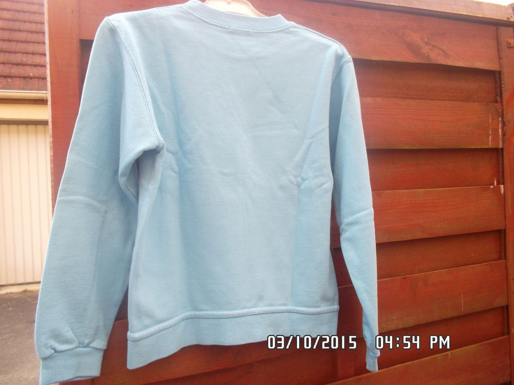 SWEAT BLEU CIEL COMPLICES*JUSTE 2E*KIKI60230 Vêtements enfants