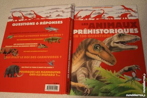 Livre questions sur Animaux prhistoriques MIROTON 5 Tournefeuille (31)