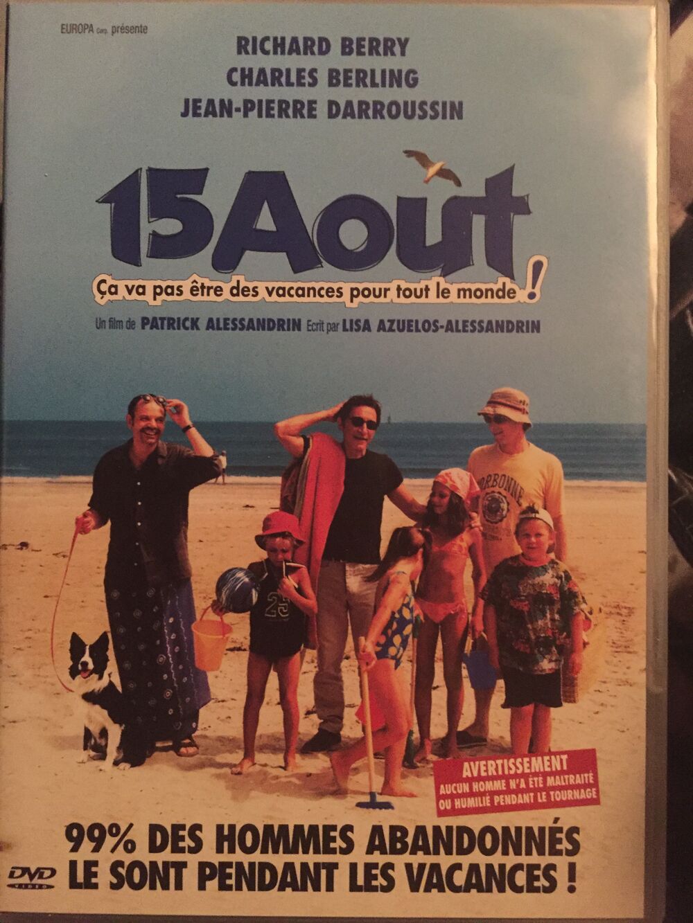 DVD 15 Ao&ucirc;t DVD et blu-ray