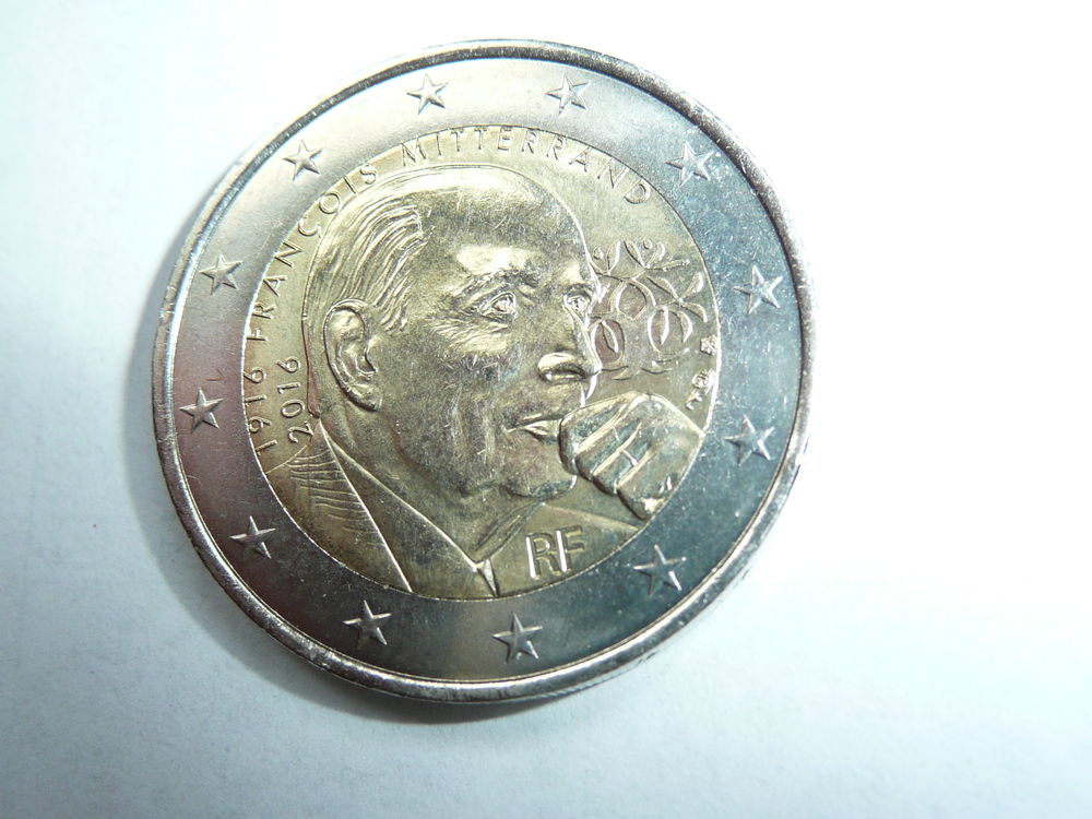 Pi&egrave;ce 2€ Comm&eacute;morative F.Mitterrand 2016 