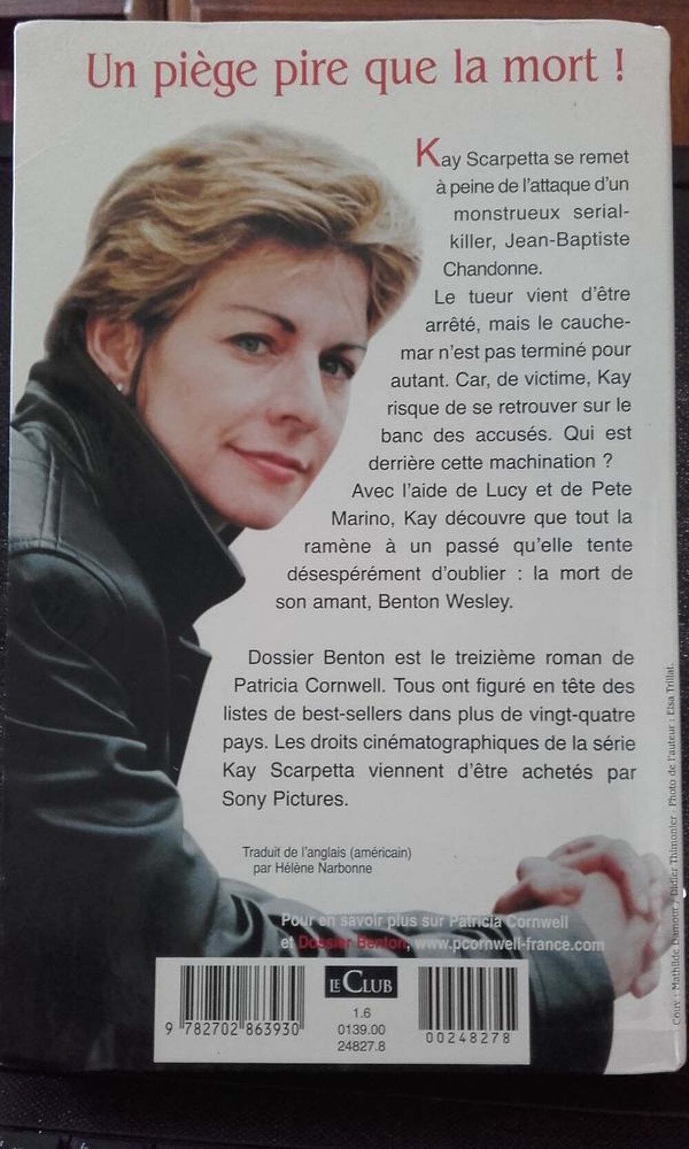Livre de Patricia CORNWELL Livres et BD