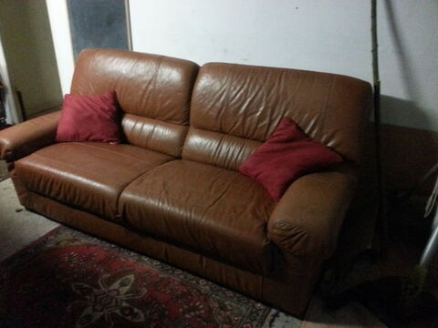 canap cuir 3 places 50 Saint-Viance (19)