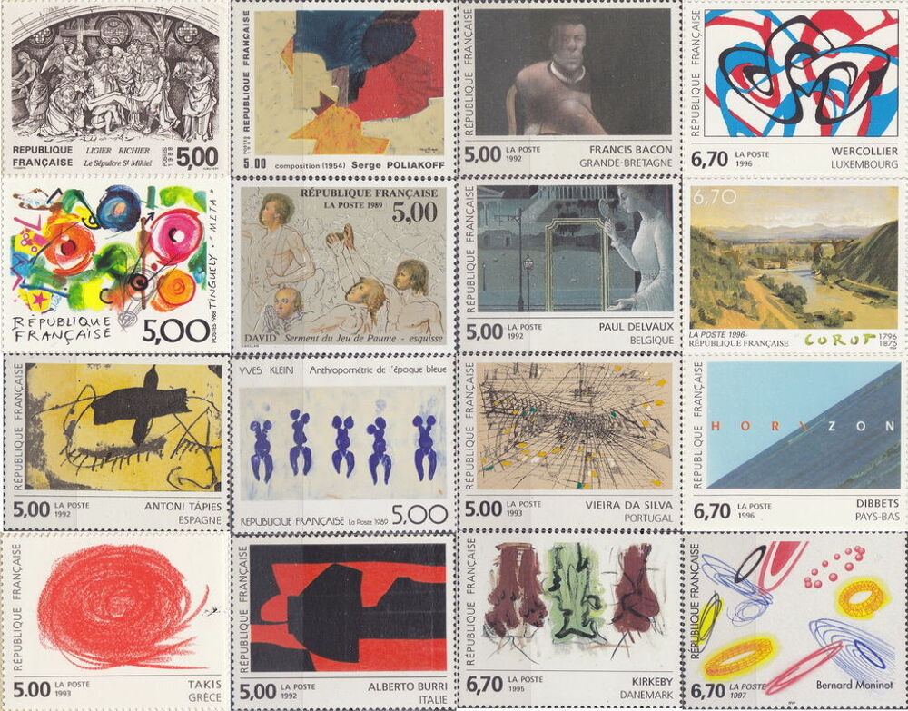 Timbres de collection France en franc de 5F et 6F70 NEUF
