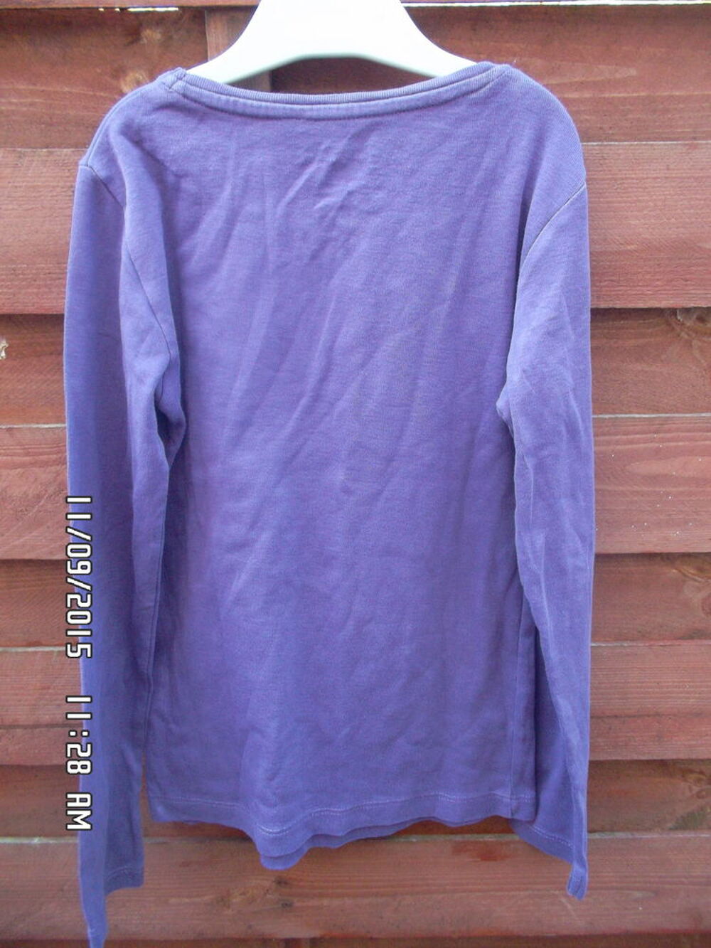 HAUT VIOLET*JUSTE 1E*KIKI60230 Vêtements enfants