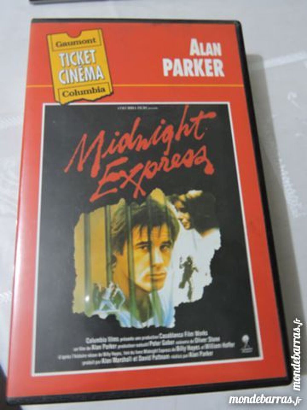 Cassette VHS Midnight Express DVD et blu-ray