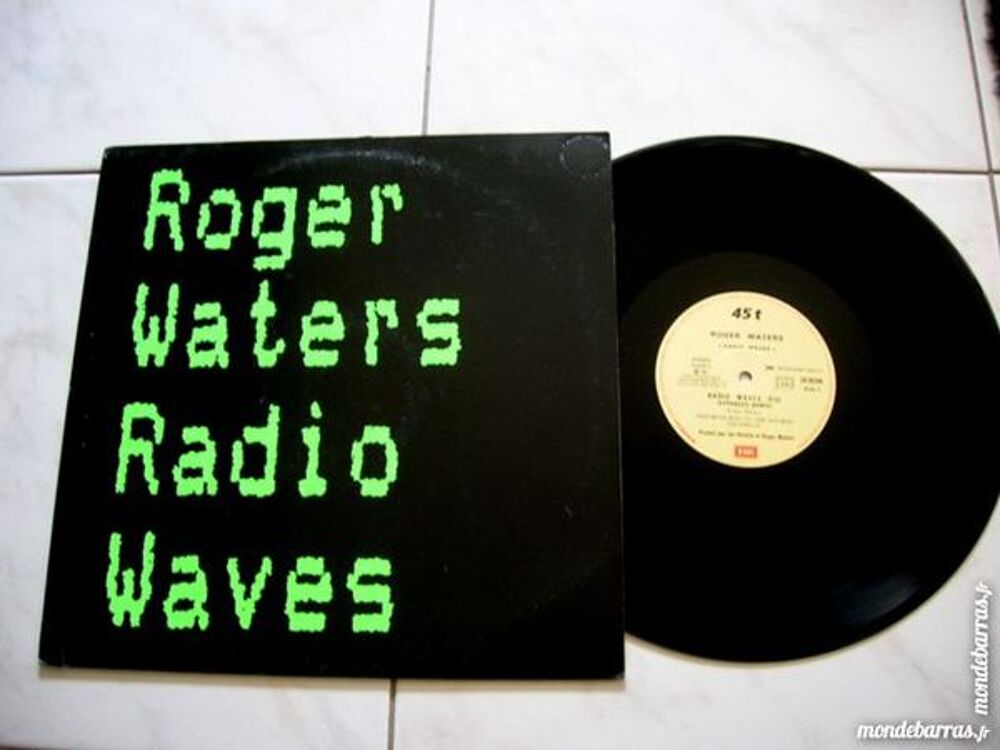 MAXI 45 TOURS ROGER WATERS Radio Waves - PROMO CD et vinyles
