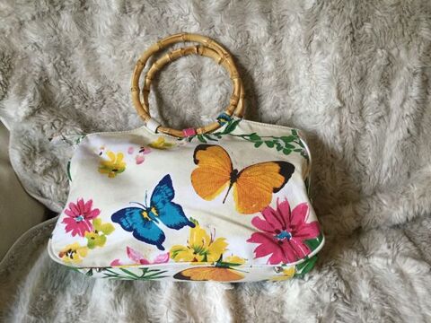 SAC POLOCHON AVEC POIGNEES EN BAMBOU 25 Villiers-sur-Marne (94)