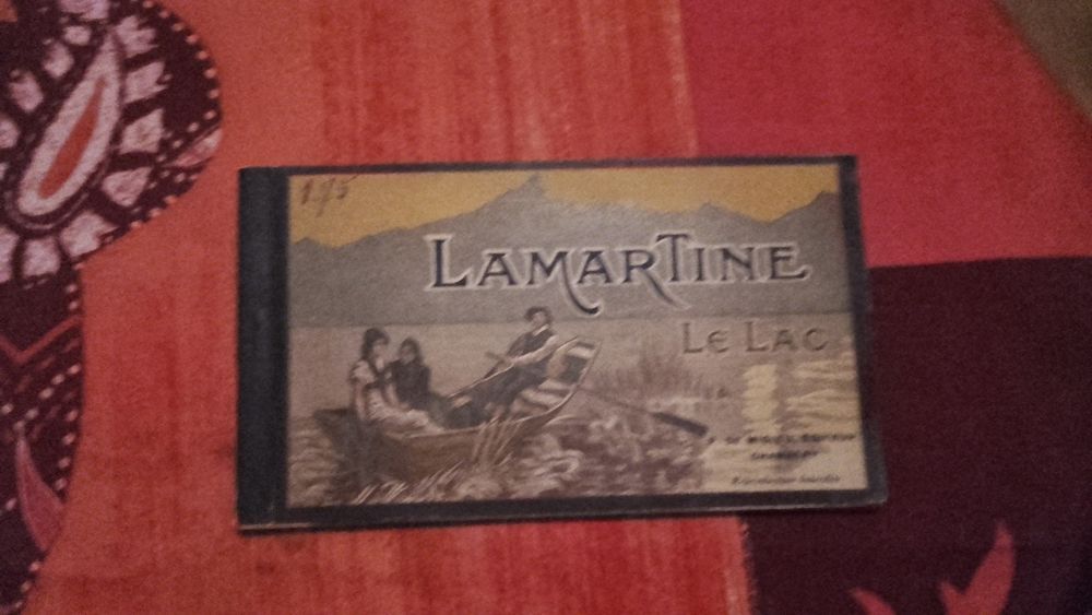 carnet de carte postale lamartine 