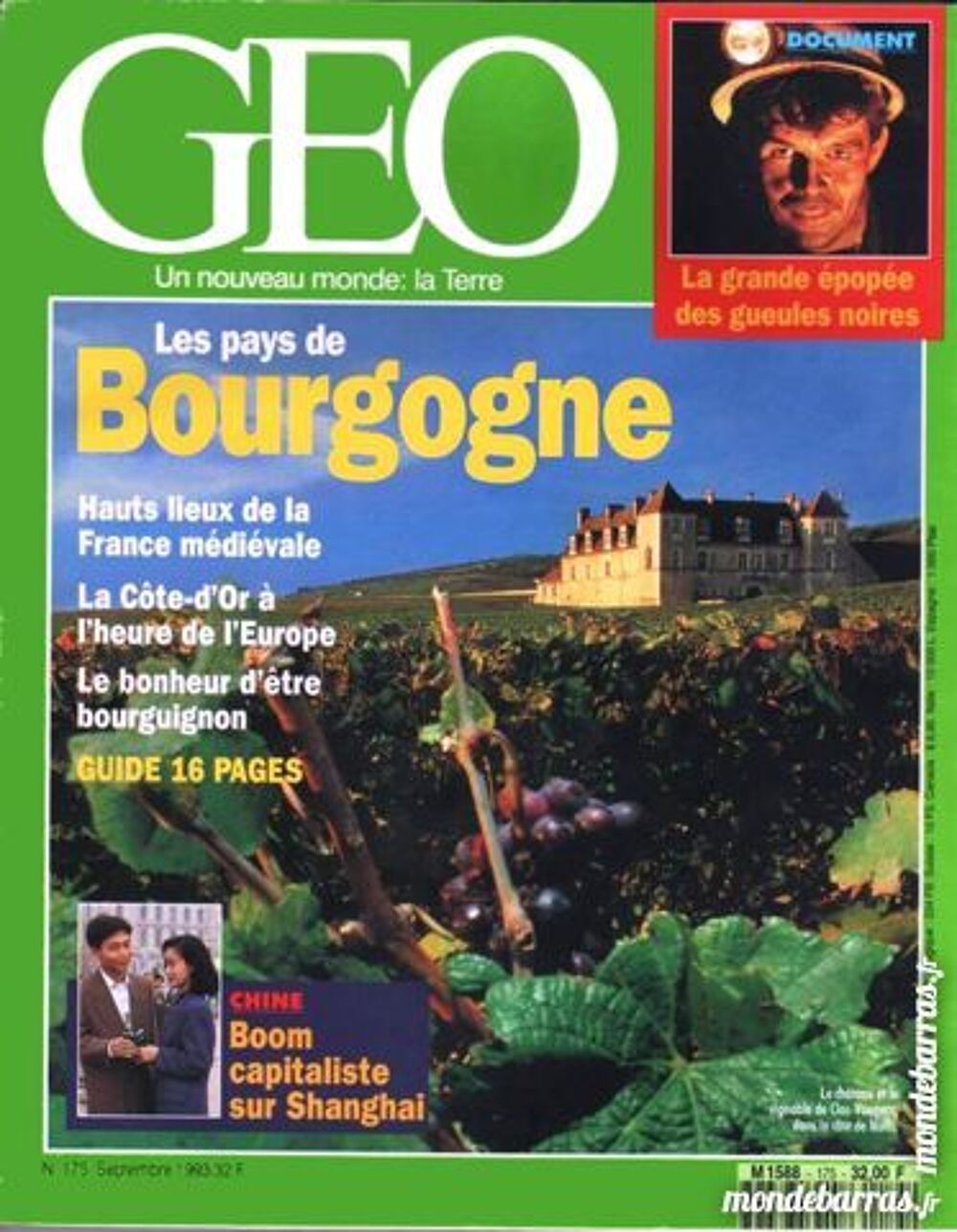 BOURGOGNE - g&eacute;o - FRANCE Livres et BD