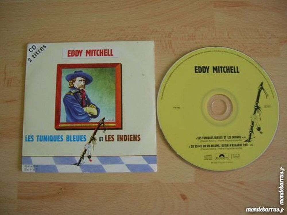 CD EDDY MITCHELL Les tuniques bleues et les indien CD et vinyles