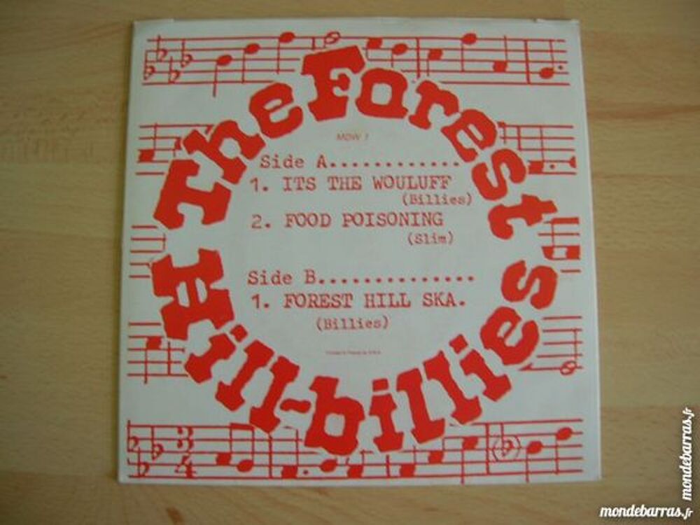 45 TOURS EP THE FOREST HILL BILLIES Its the wouluf CD et vinyles