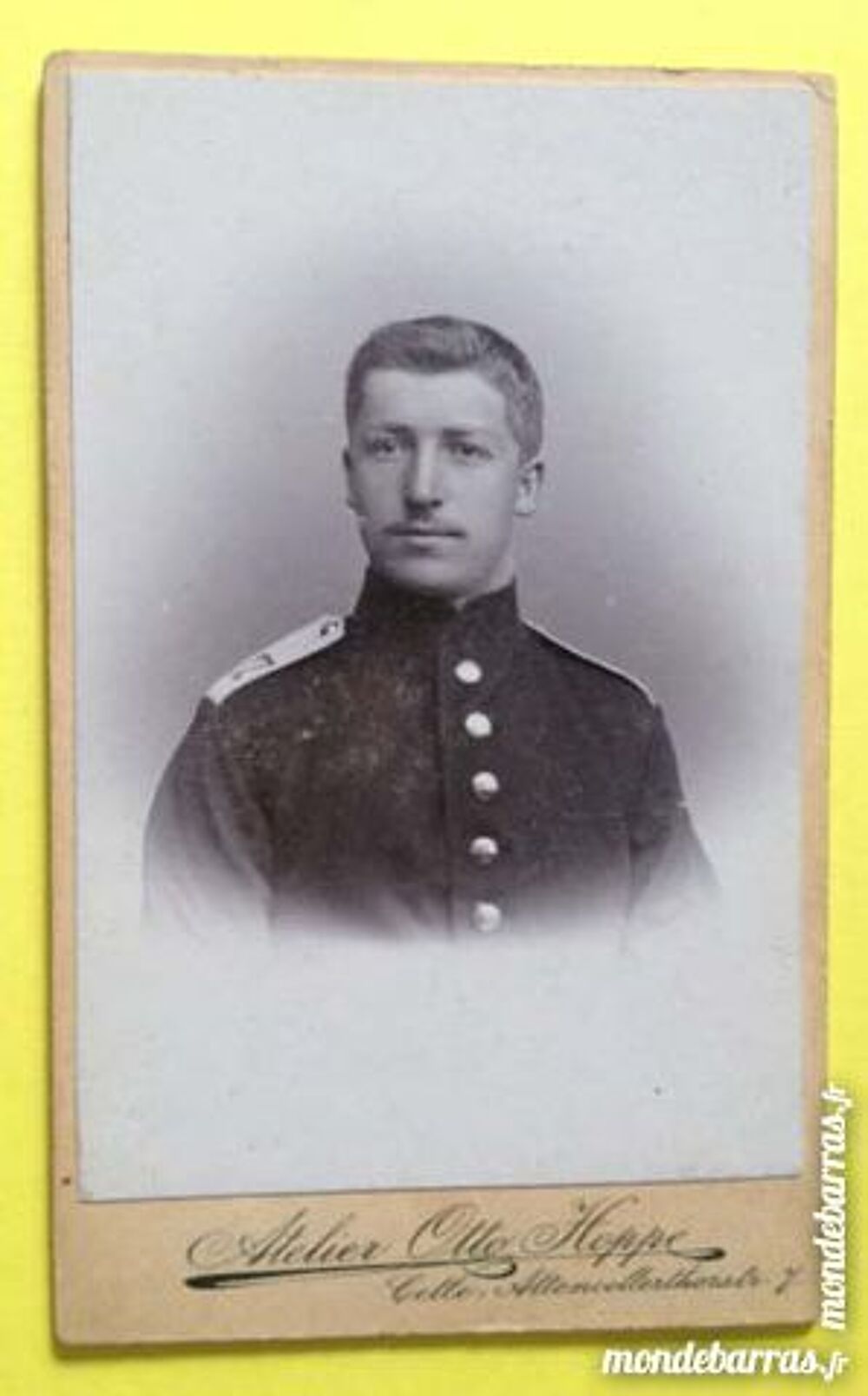 CDV Photo militaire - Otto Hoppe - Celle - Allemag 