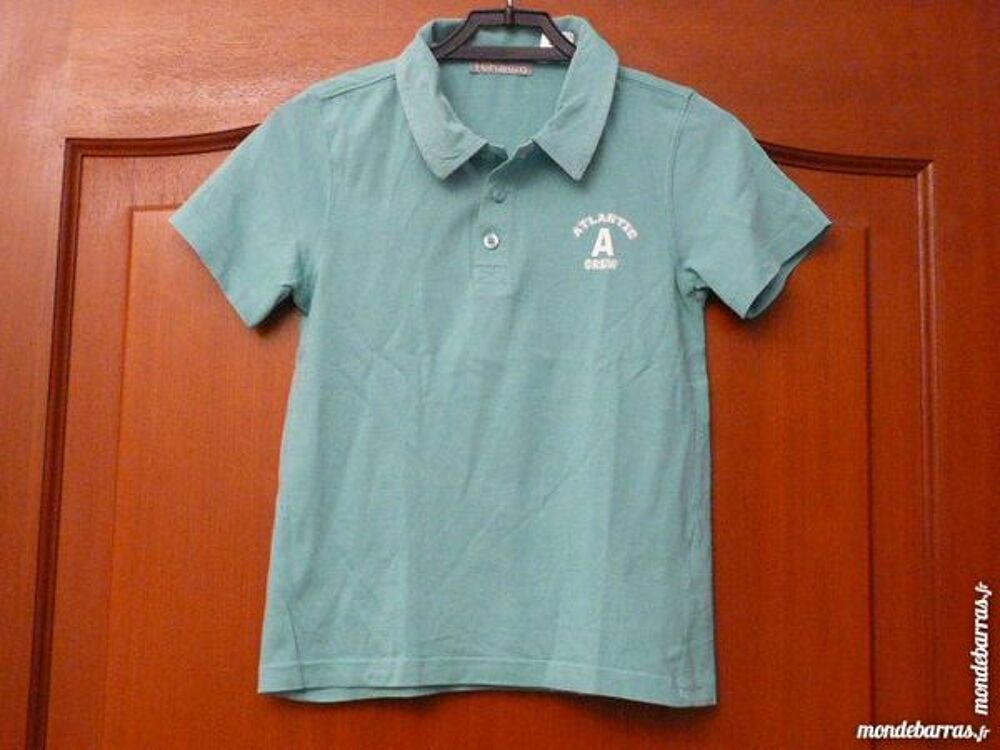 POLO VERT KIHAWO 8 ANS Vtements enfants
