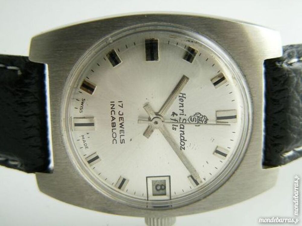 SANDOZ ST96 montre Suisse m&eacute;canique SAN0050 Bijoux et montres