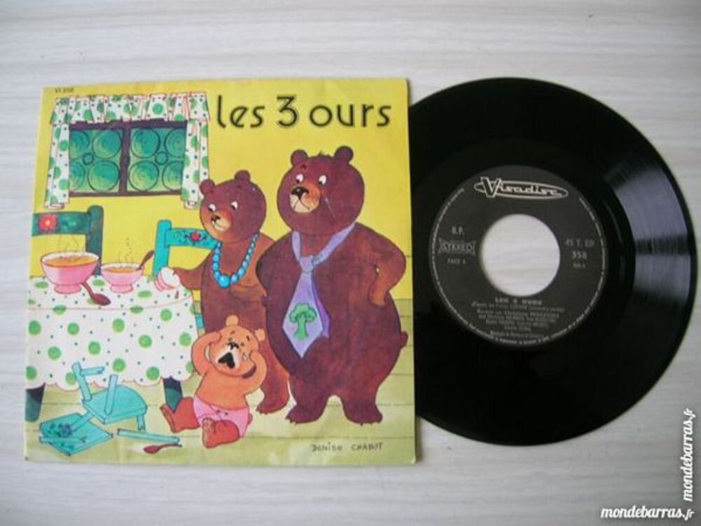 45 TOURS CONTINES LES 3 OURS- Ch. Minazzoli CD et vinyles