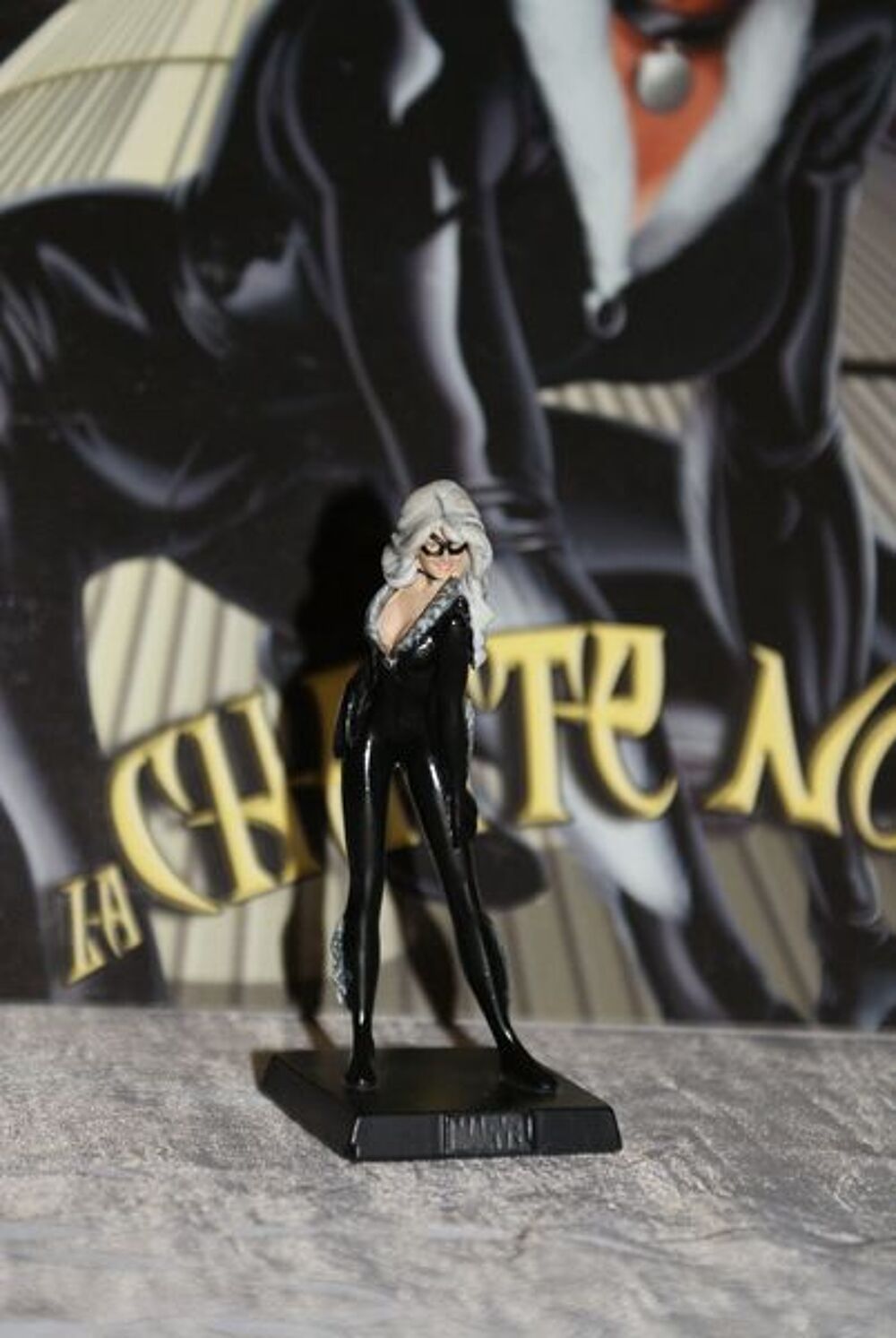 figurine en plomb "marvel eaglemoss" La chatte noire 