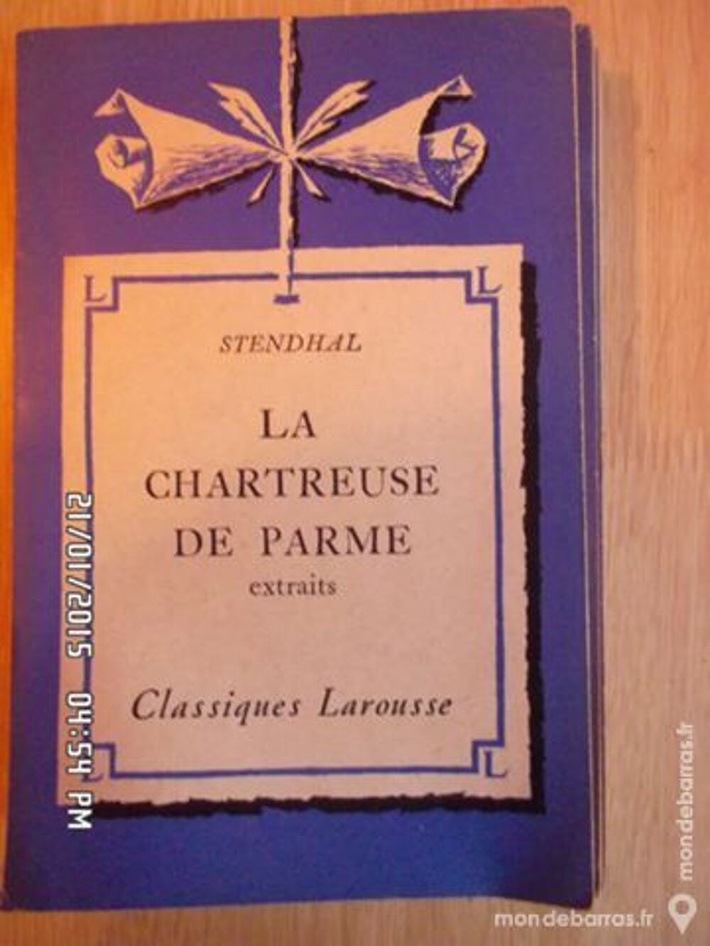 LA CHARTREUSE DE PARME*JUSTE 3E*KIKI60230 Livres et BD