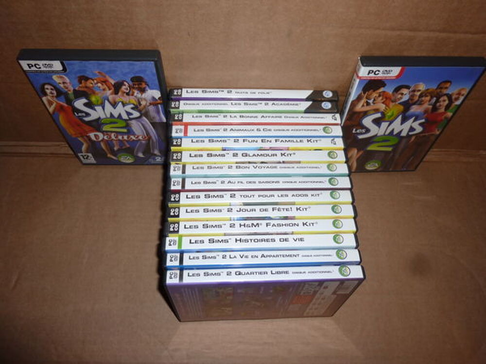 COLLECTION COMPLETE SIMS 2 et 13 SIMS 1 Jeux / jouets