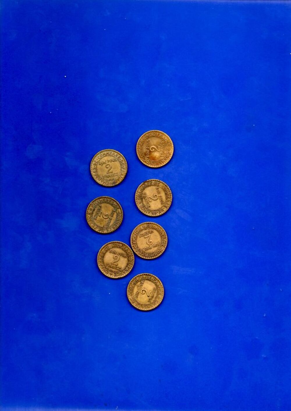 pi&eacute;ce france 2 francs chambre de commer&ccedil;e 