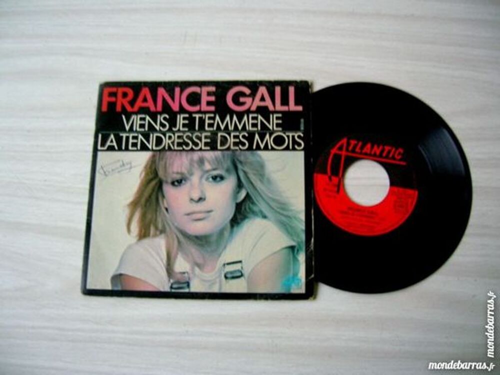 45 TOURS FRANCE GALL Viens je t'emm&egrave;ne CD et vinyles