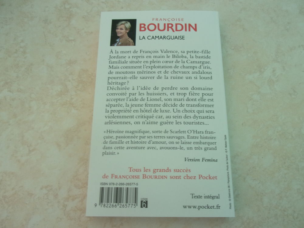 Livre &quot;La Camarguaise&quot; de Fran&ccedil;oise Bourdin (Neuf) Livres et BD