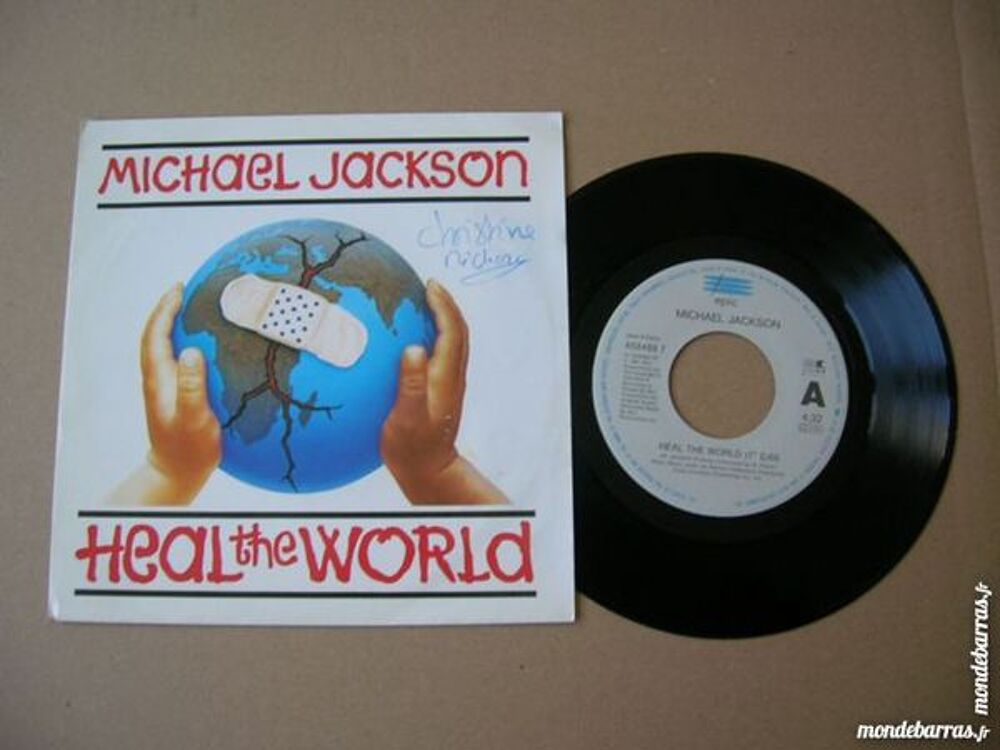 45 TOURS MICHAEL JACKSON Heal of the world CD et vinyles