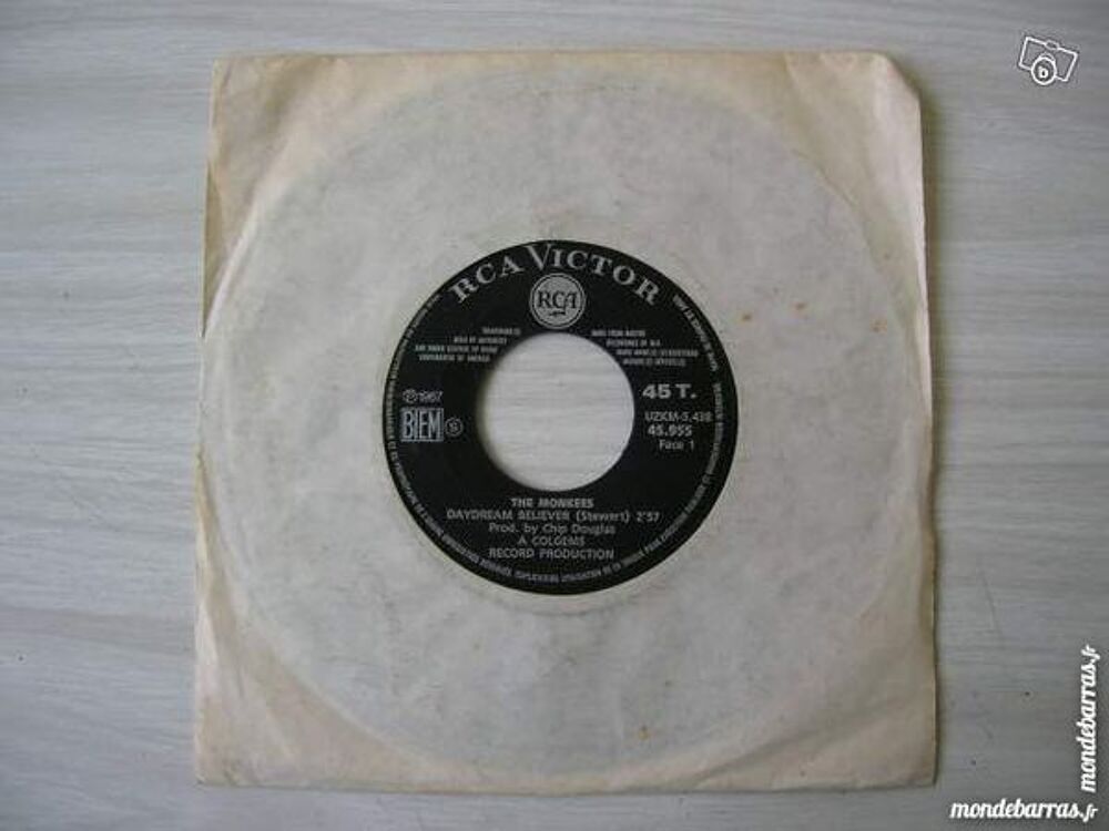 45 TOURS THE MONKEES Daydream believer - JUKEBOX CD et vinyles
