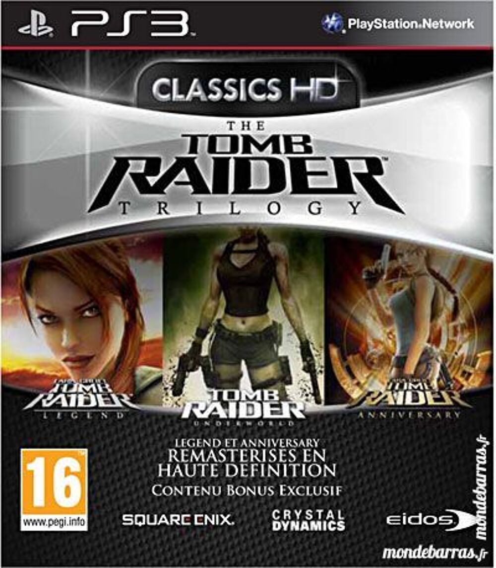 Tomb Raider Trilogy Ps3 Consoles et jeux vidéos