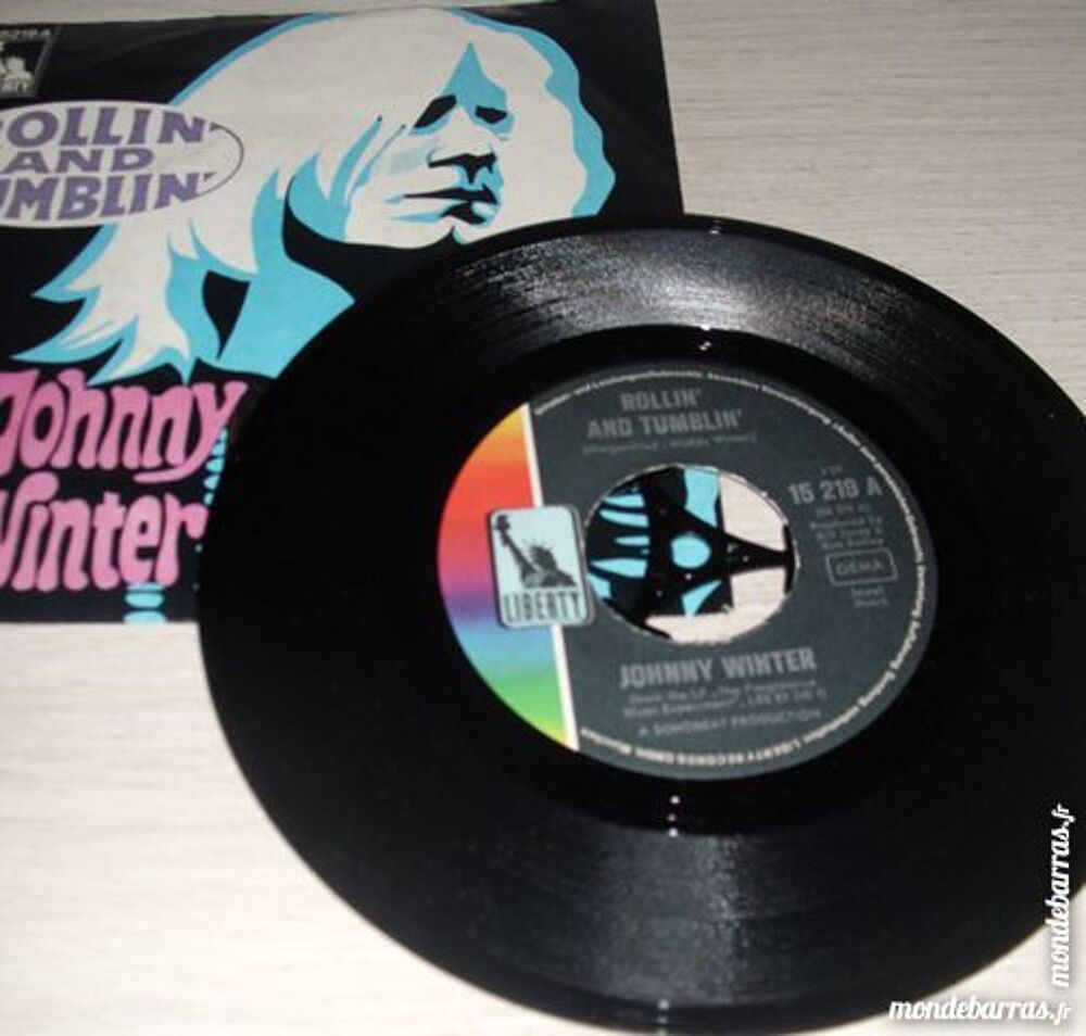 Disque Vinyl rare 'JOHNNY WINTER' CD et vinyles