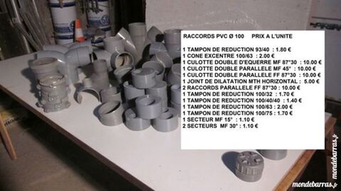 Raccords PVC  100 1 Calais (62)
